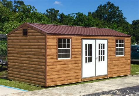 metal shed housing architectural style|finished out metal storage sheds.